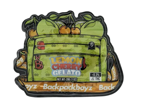 Lemon Cherry Gelato 28g Mylar Bags (1oz) Backpack Boyz