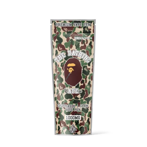 Tall Vape Pen / Pre-Roll Mylar Sticker Bags