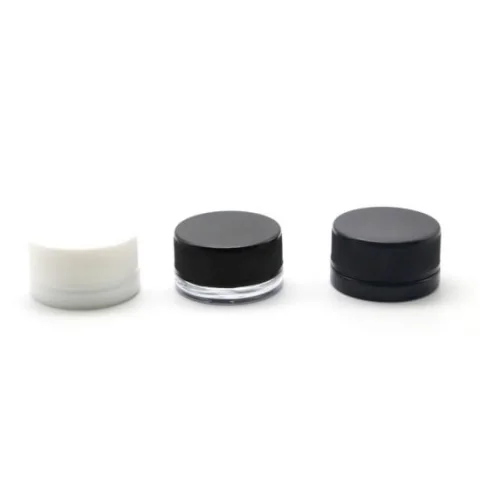 Opaque White Child-Resistant Glass Jar with Screw Lid