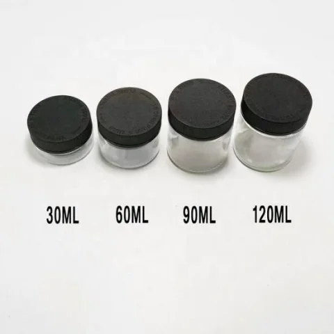 1-4 oz Child-Resistant Glass Storage Jar
