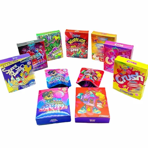 Assorted Shaped 3.5g Die-Cut Mylar Bags for Edibles