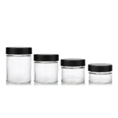 2 oz Glass Jar with Flat Child-Resistant Cap