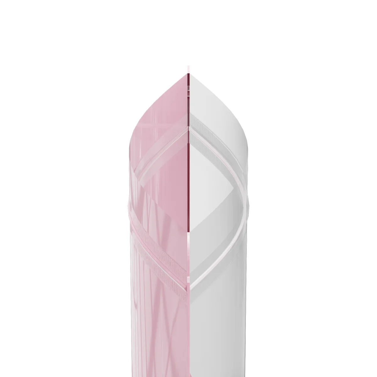 Glossy Half Birthday Pink Metallic Mylar Foil Stand-Up Glossy Half Birthday Pink Metallic Mylar Foil Stand-Up
