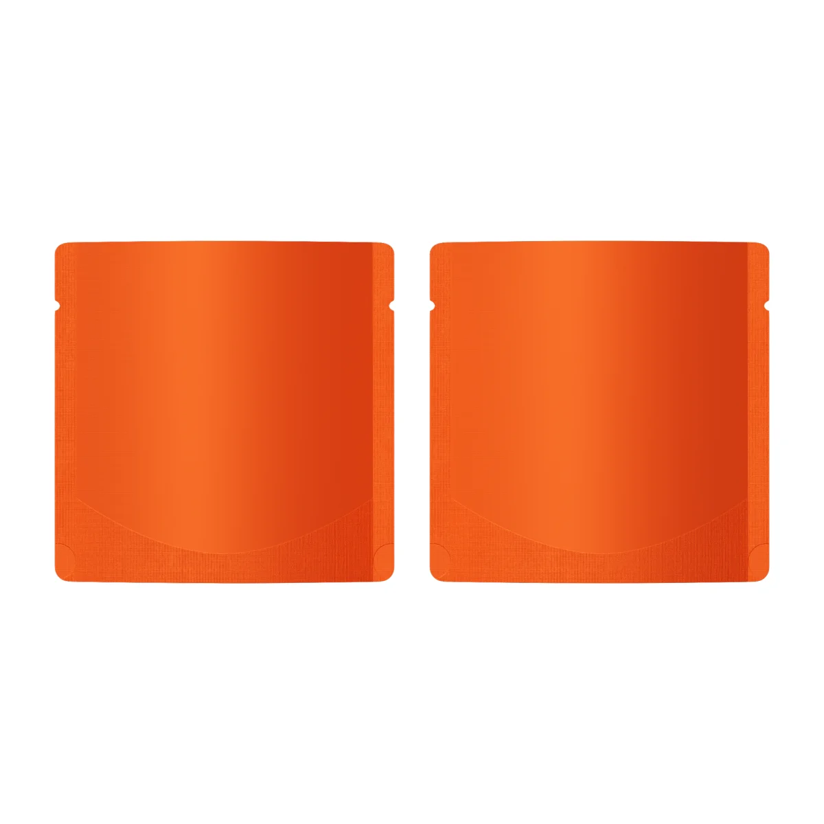 Matte Pumpkin Orange Square Aluminum Stand-Up Bag Matte Pumpkin Orange Square Aluminum Stand-Up Bag