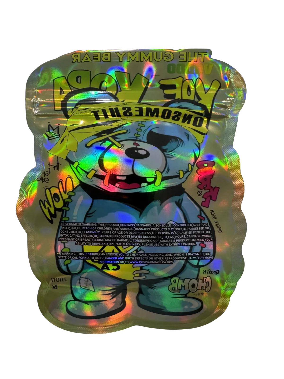 Vodoo Gummy Bear Mylar Bags 3.5g ONSOMESHIT Vodoo Gummy Bear Mylar Bags 3.5g ONSOMESHIT