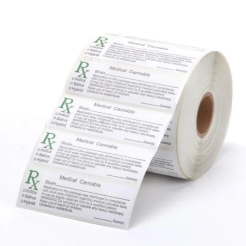 Cannabis Strain Information Labels