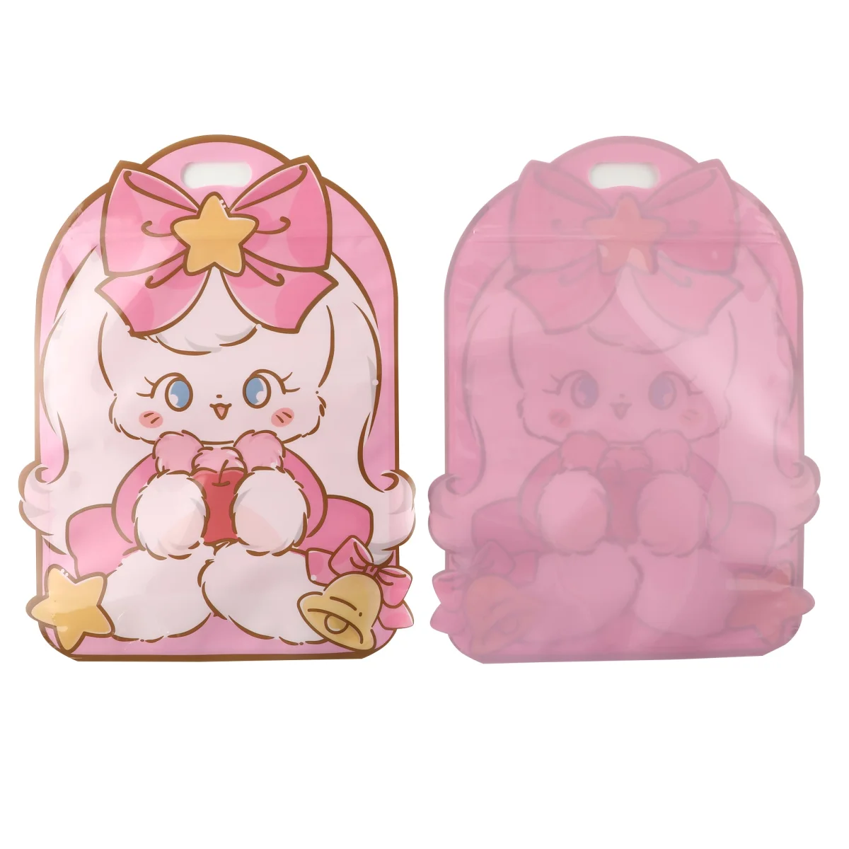 Rabbit-Shaped Stand-Up Bag with Top Carry Handle