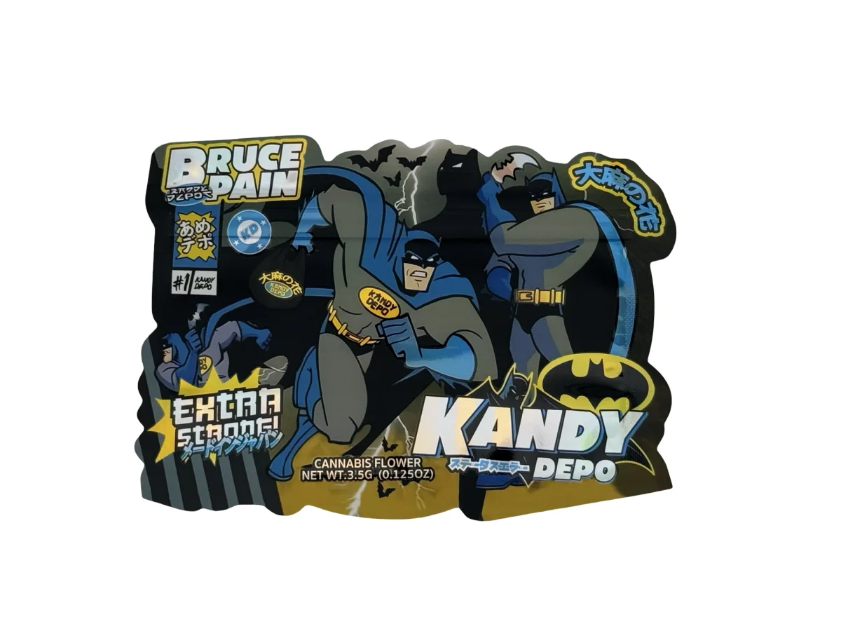 Bruce Pain Mylar Bags 3.5g Kandy Depo Bruce Pain Mylar Bags 3.5g Kandy Depo