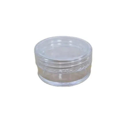 5 ml Clear PS Cosmetic Sample Jar with Screw Cap
