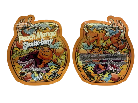 Peach Mango Sharkle-berry Mylar Bags 3.5g Deep in the Bag