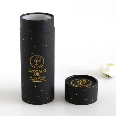 Custom Printed Cylindrical Cardboard Wine Box