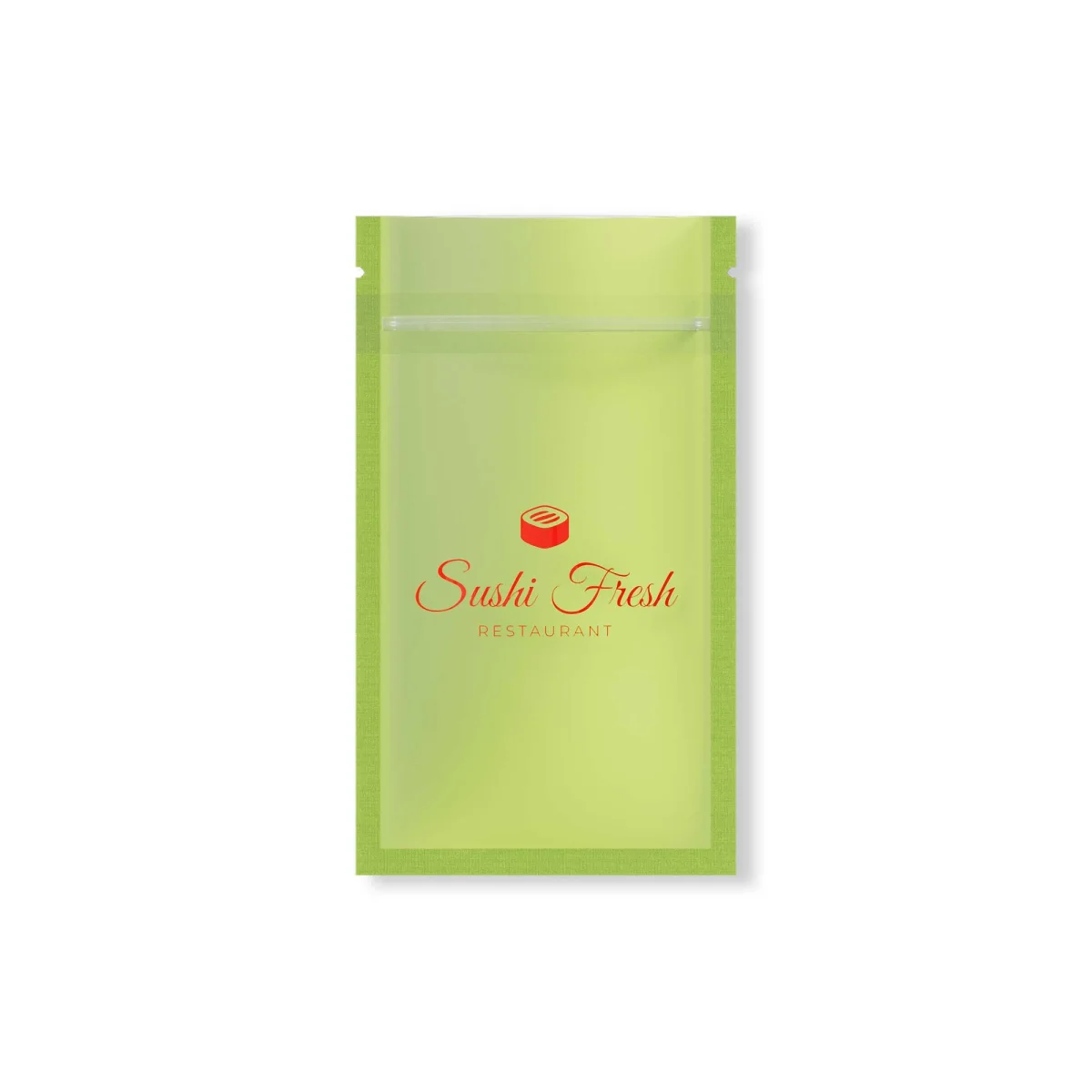 Custom Matte Plastic Zipper Bag with Frosted Window Custom Matte Plastic Zipper Bag with Frosted Window
