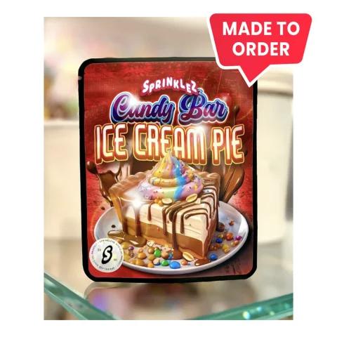 Sprinklez Candy Bar Ice Cream Pie Design 3.5g Mylar Bags