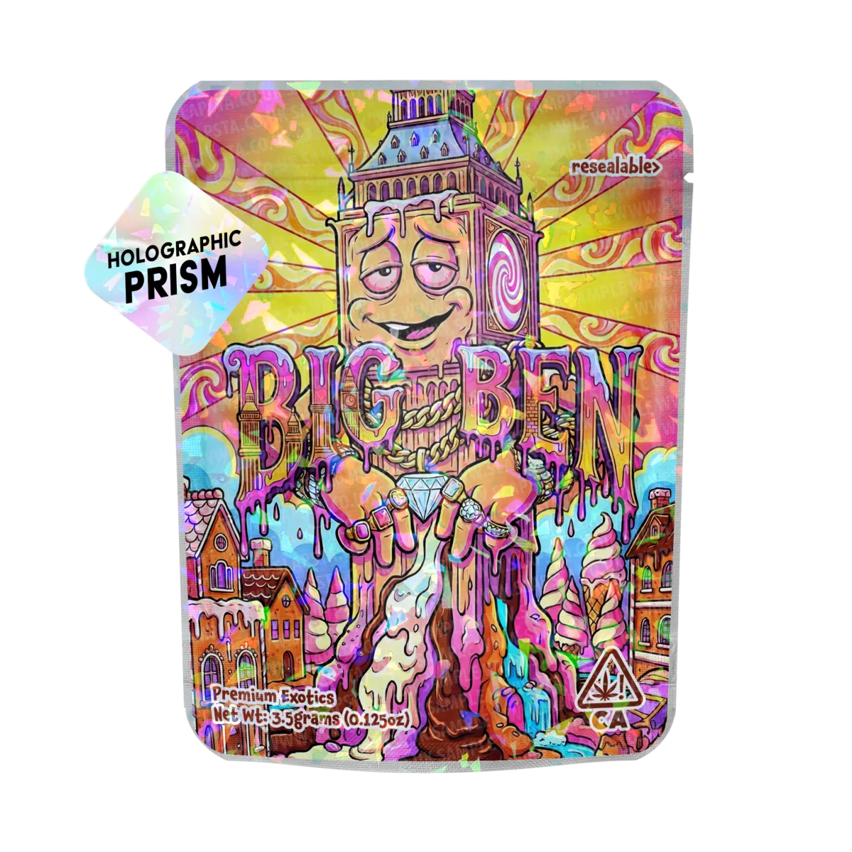 Big Ben Mylar Sticker Packs Big Ben Mylar Sticker Packs