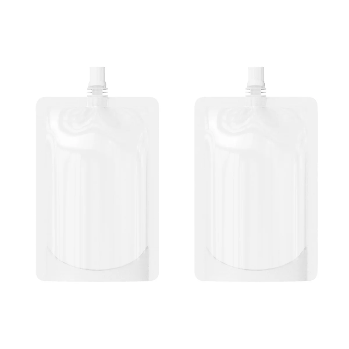 Customizable Glossy Plastic Bottle Pouch with Top Screw Cap Customizable Glossy Plastic Bottle Pouch with Top Screw Cap