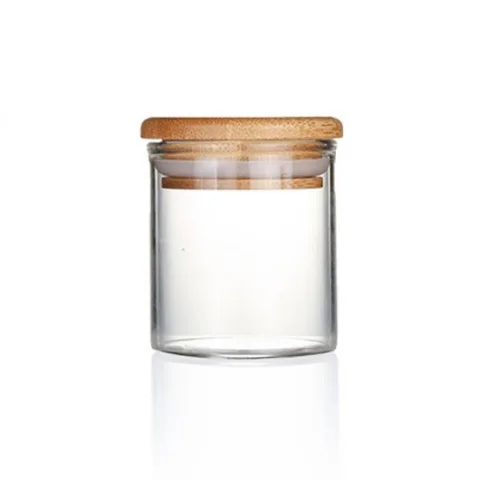 Round-Bottom Glass Jar with Child-Resistant Lid