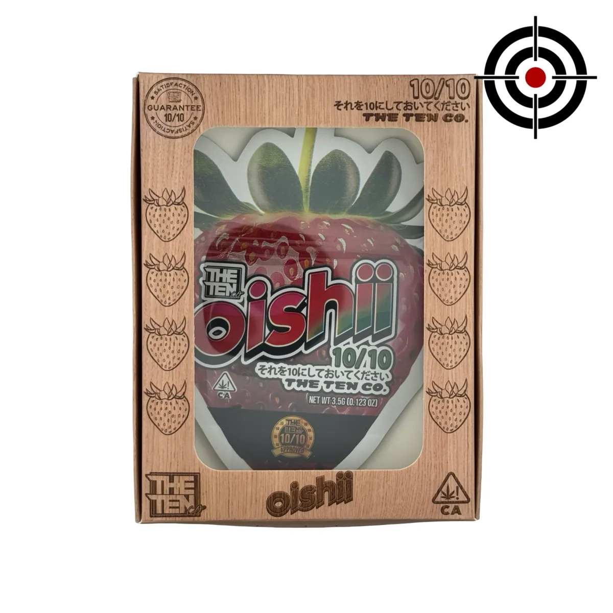 Oishii 3.5g Mylar Bags & Boxes The Ten Co (25 Sets) Oishii 3.5g Mylar Bags & Boxes The Ten Co (25 Sets)