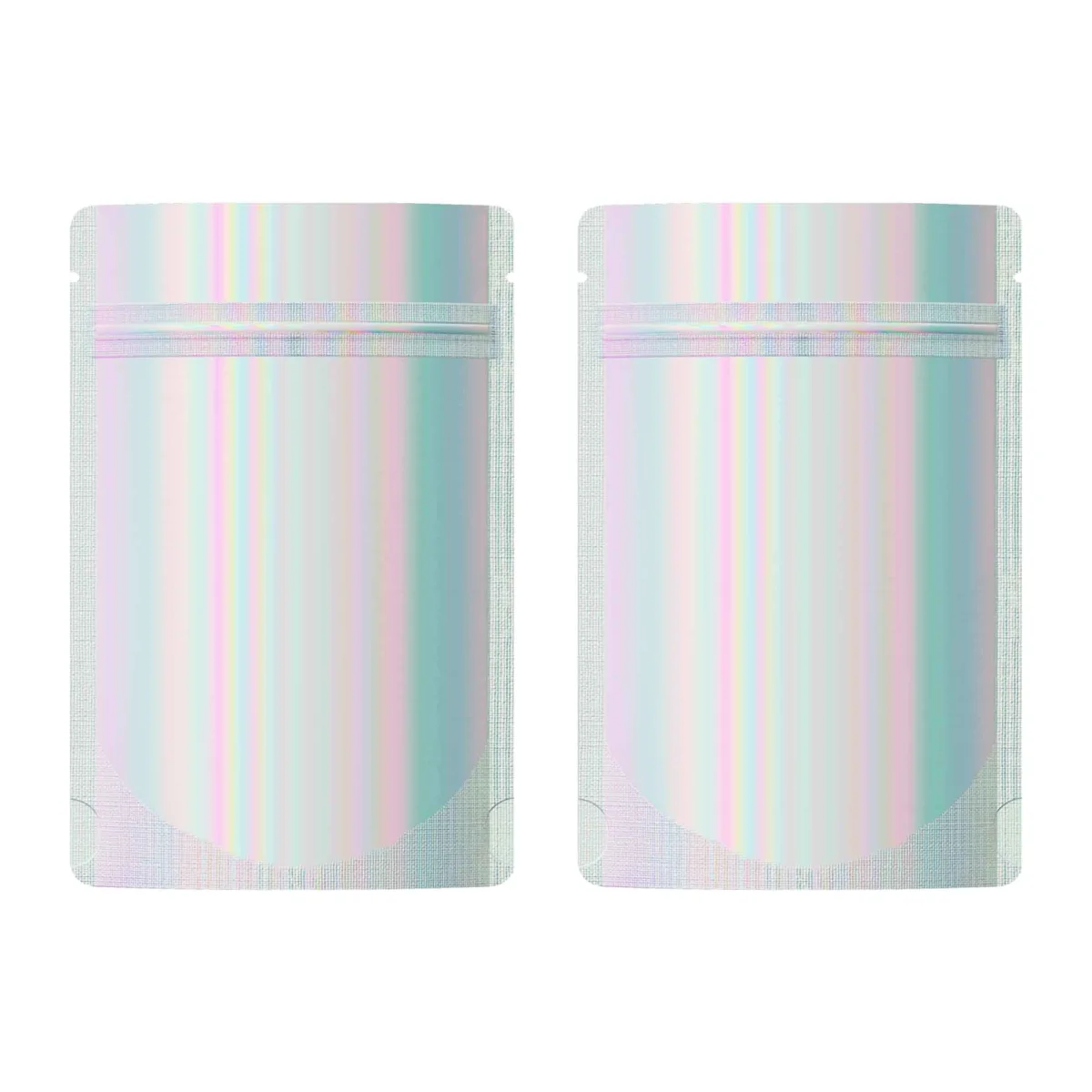 Custom Diamond Holographic Stand-Up Zipper Bag Custom Diamond Holographic Stand-Up Zipper Bag