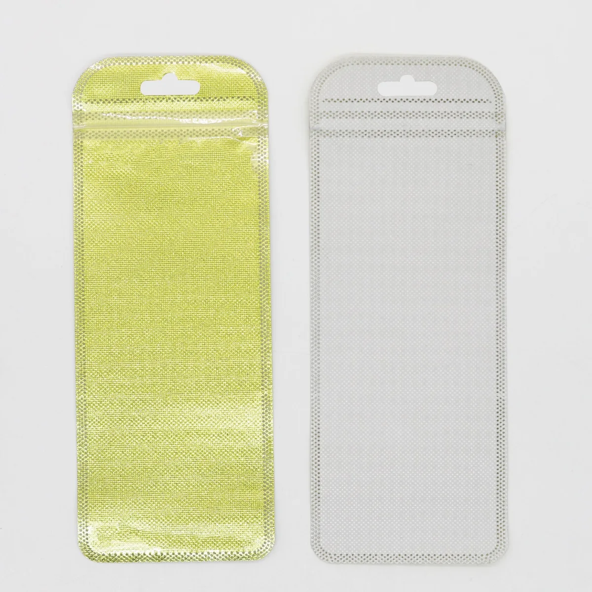 Golden Fleece Design Flat Zipper Bag with Window Golden Fleece Design Flat Zipper Bag with Window