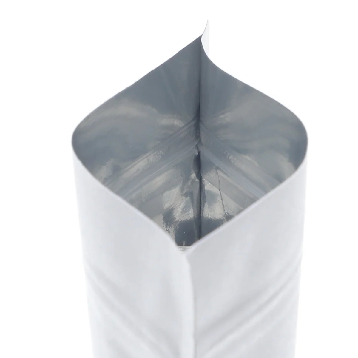 Matte White Kraft Stand-Up Bag with Mylar Lining Matte White Kraft Stand-Up Bag with Mylar Lining