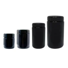 100 ml Violet Glass Storage Jar with Screw Lid