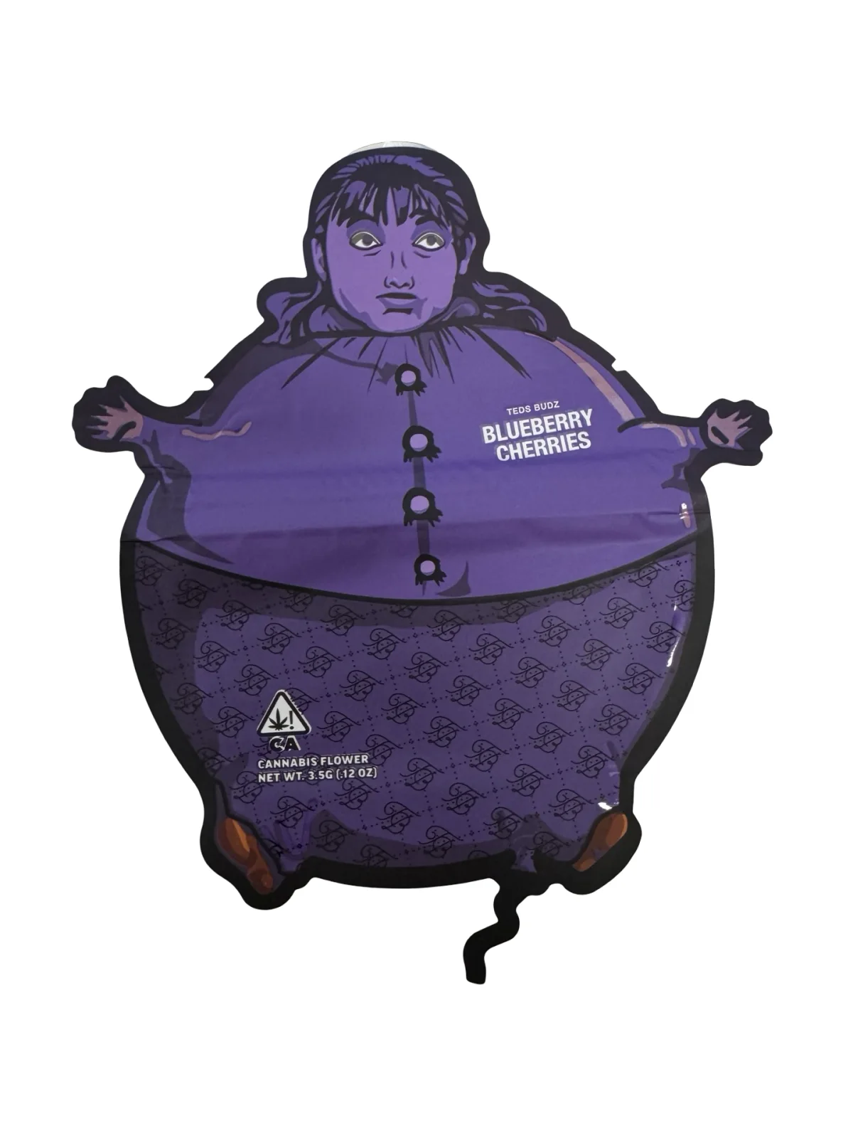 Blueberry Cherries 3.5g Mylar Bags Teds Budz Blueberry Cherries 3.5g Mylar Bags Teds Budz