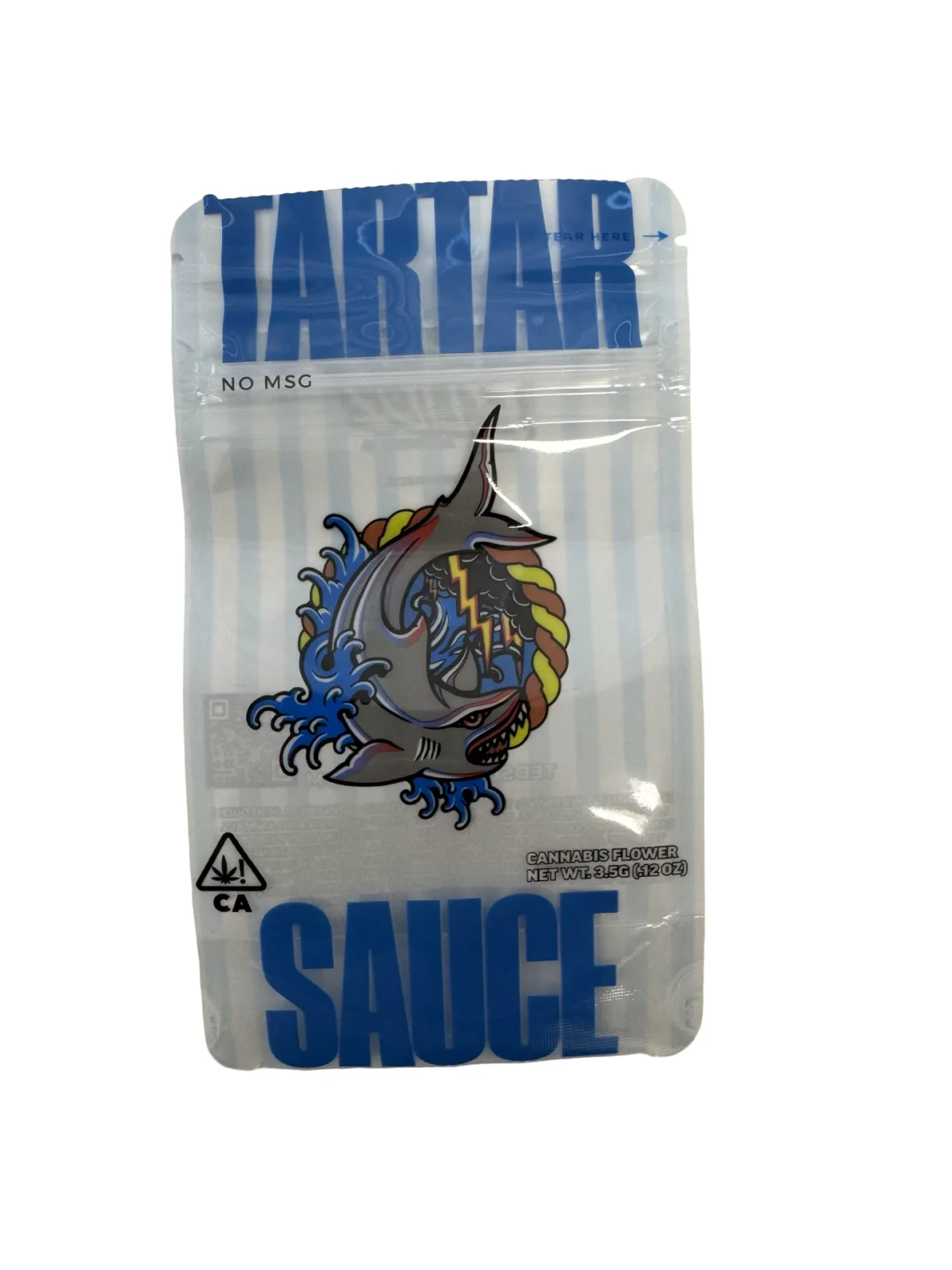 Tartar Sauce Mylar Bags 3.5g Teds Budz Tartar Sauce Mylar Bags 3.5g Teds Budz