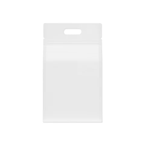 Custom Clear Polyethylene Side-Gusset Zipper Bag