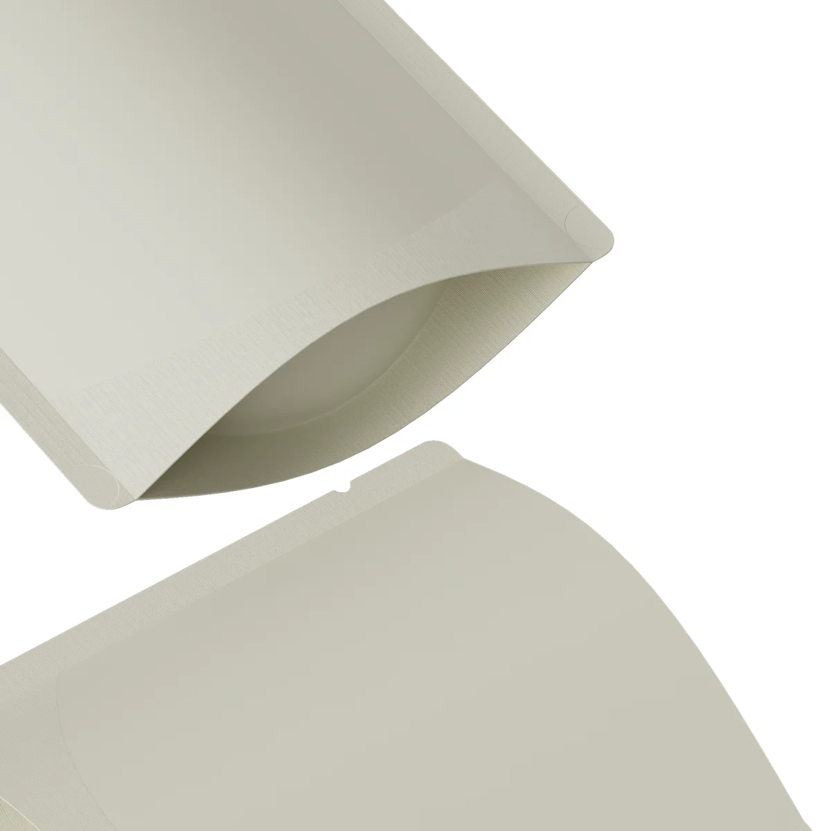Matte White Square Aluminum Stand-Up Bag Matte White Square Aluminum Stand-Up Bag
