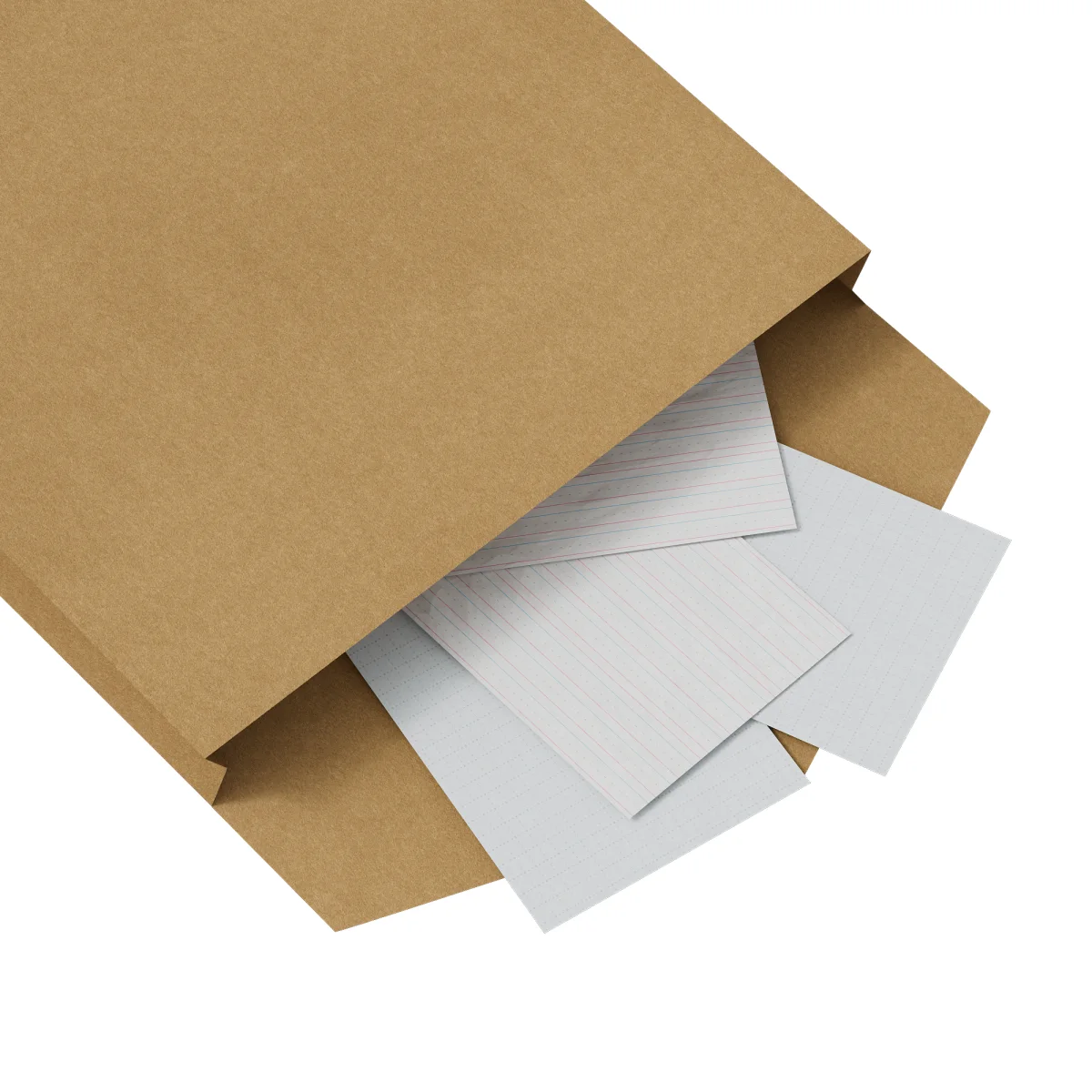 Kraft Expansion Envelope Side Gusset with Fastener Kraft Expansion Envelope Side Gusset with Fastener