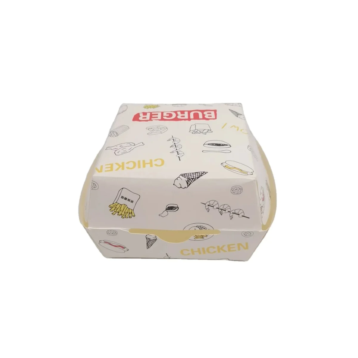 Custom logo Printed Hamburger Box Custom logo Printed Hamburger Box