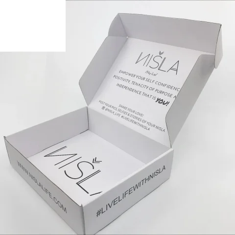 Custom Corrugated Shipping Box with Printed Logo