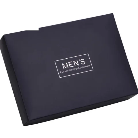 Custom Black Paper Wig Gift Box with Lid and Base