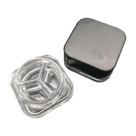 5 ml Child-Resistant Square Glass Concentrate Jar