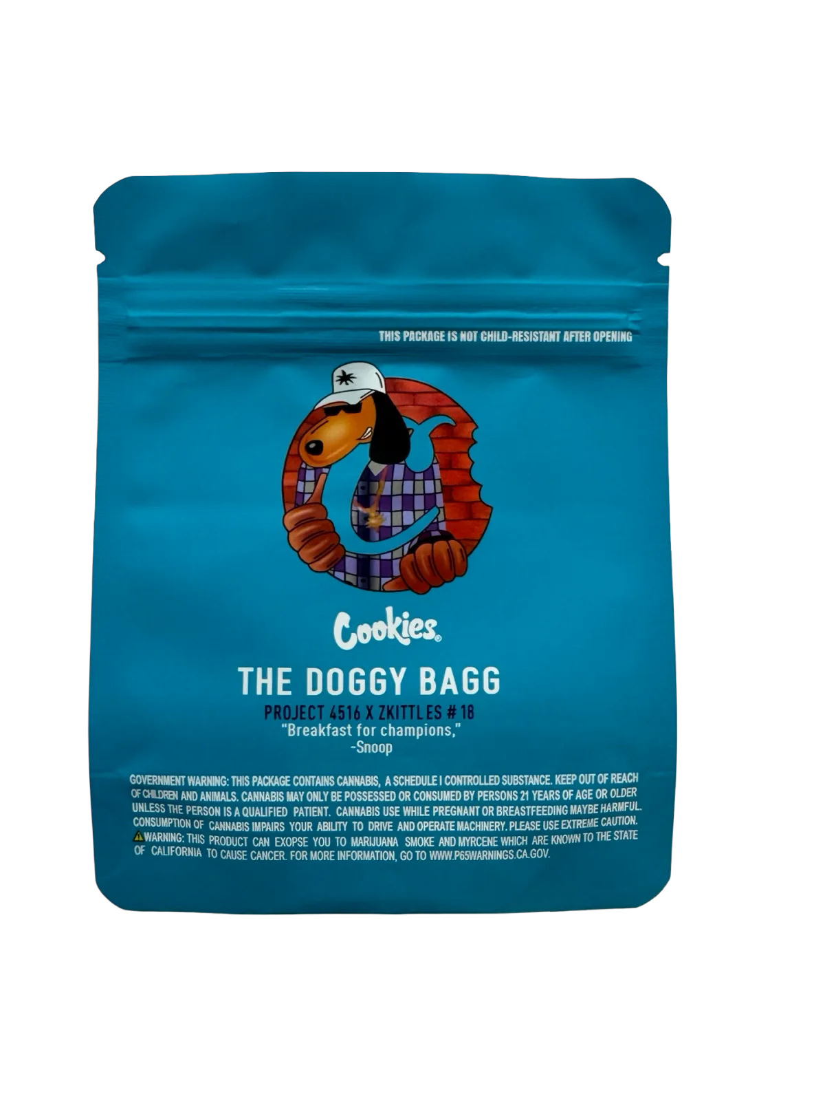 The Doggy Bagg Mylar Bags 3.5g Cookies The Doggy Bagg Mylar Bags 3.5g Cookies