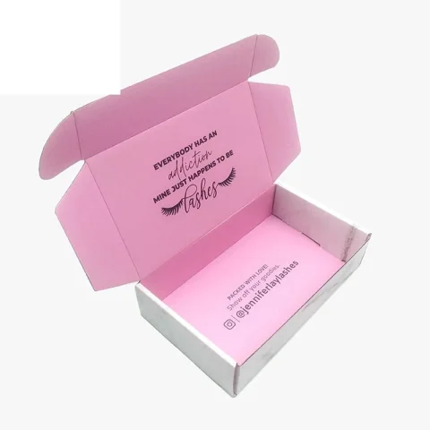 Custom Corrugated Eyelash Packaging Box