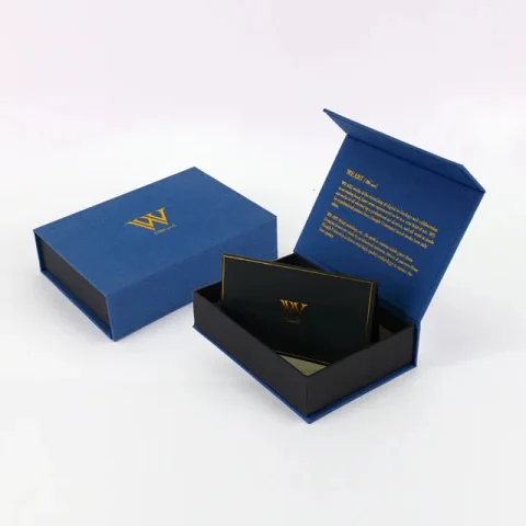 Foldable Book-Shaped Magnetic Cardboard Perfume Box