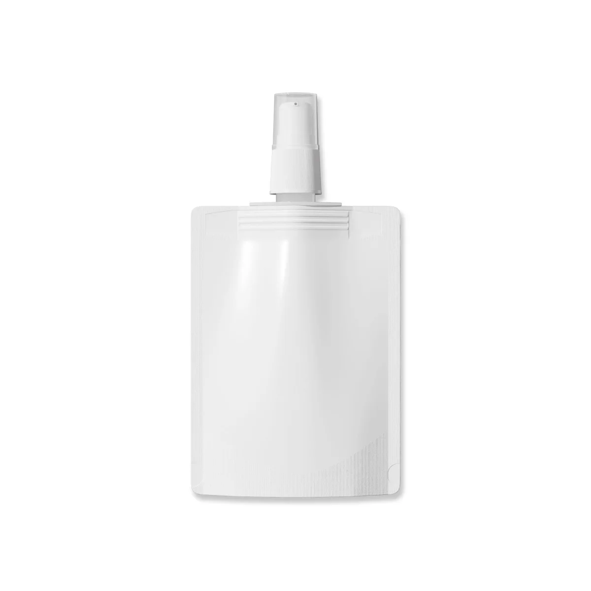 Custom Frosted Translucent Pouch with Serum Pump Custom Frosted Translucent Pouch with Serum Pump