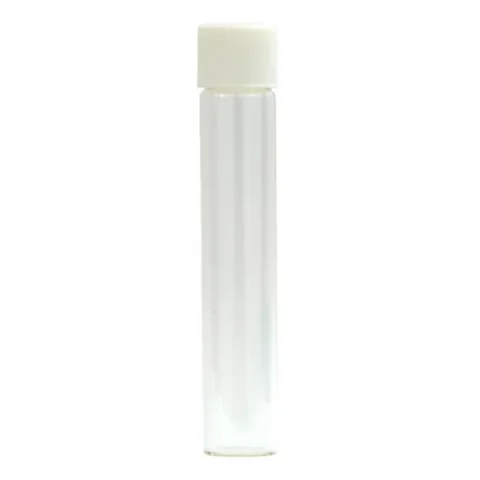 110 mm Glass Pre-Roll Tube with White Child-Resistant Cap