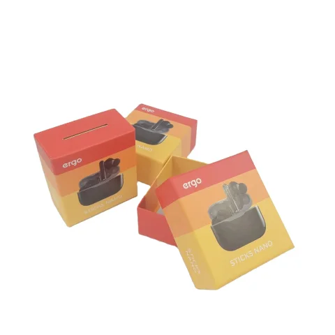 Earphone Gift Packaging Box with Lid and Base