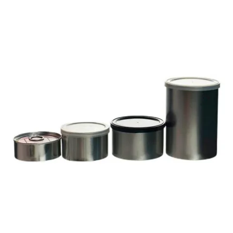 Custom Ring-Pull Hand-Sealed Tin Cans, 100/150 ml