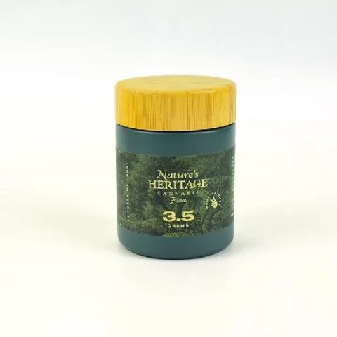 Glass Jar with Bamboo Lid