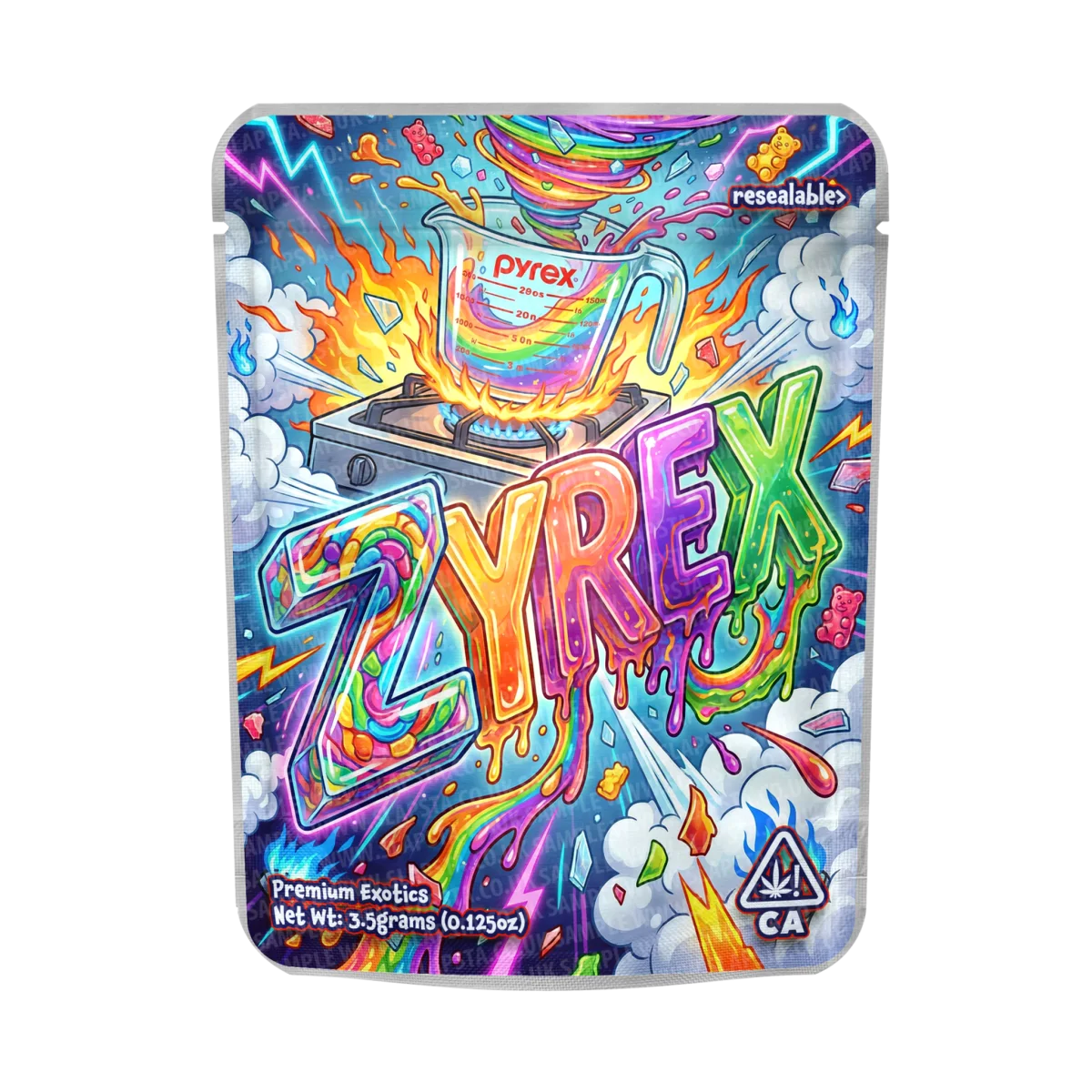 Zyrex Mylar Sticker Packs Zyrex Mylar Sticker Packs