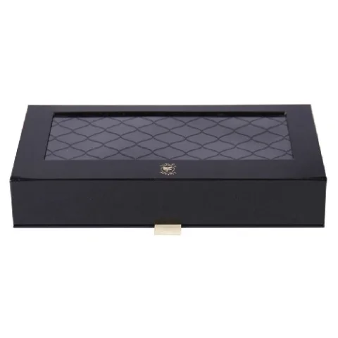 Chocolate Box with Ribbon and Clear PVC Window