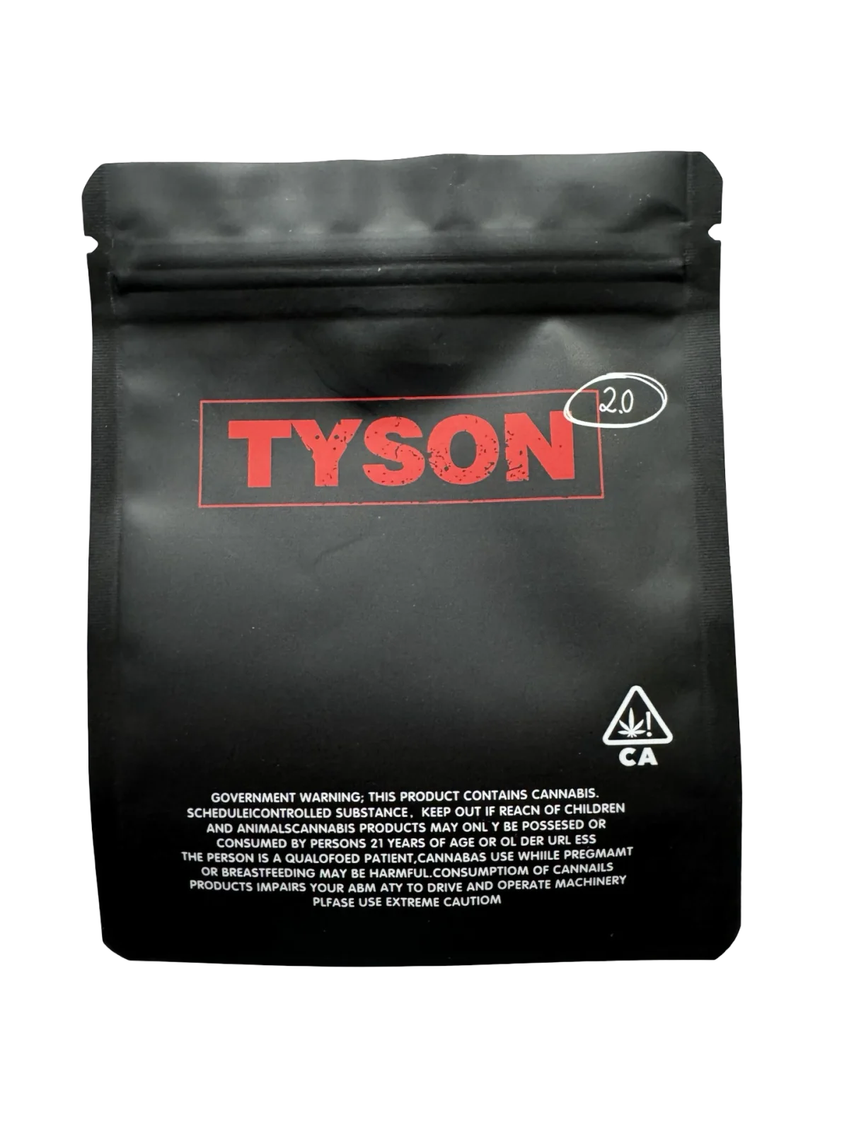 Knockout OG Mylar Bags 3.5g Tyson 2.0 Knockout OG Mylar Bags 3.5g Tyson 2.0