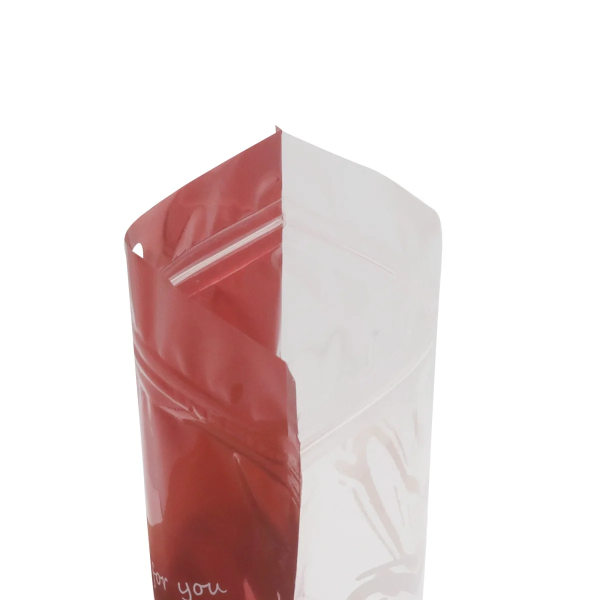 Red Valentine's Day Metallic Mylar Packaging Bag Red Valentine's Day Metallic Mylar Packaging Bag