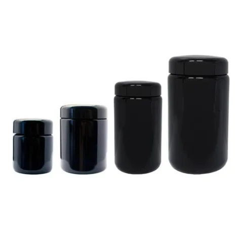100 ml Violet Glass Storage Jar with Screw Lid