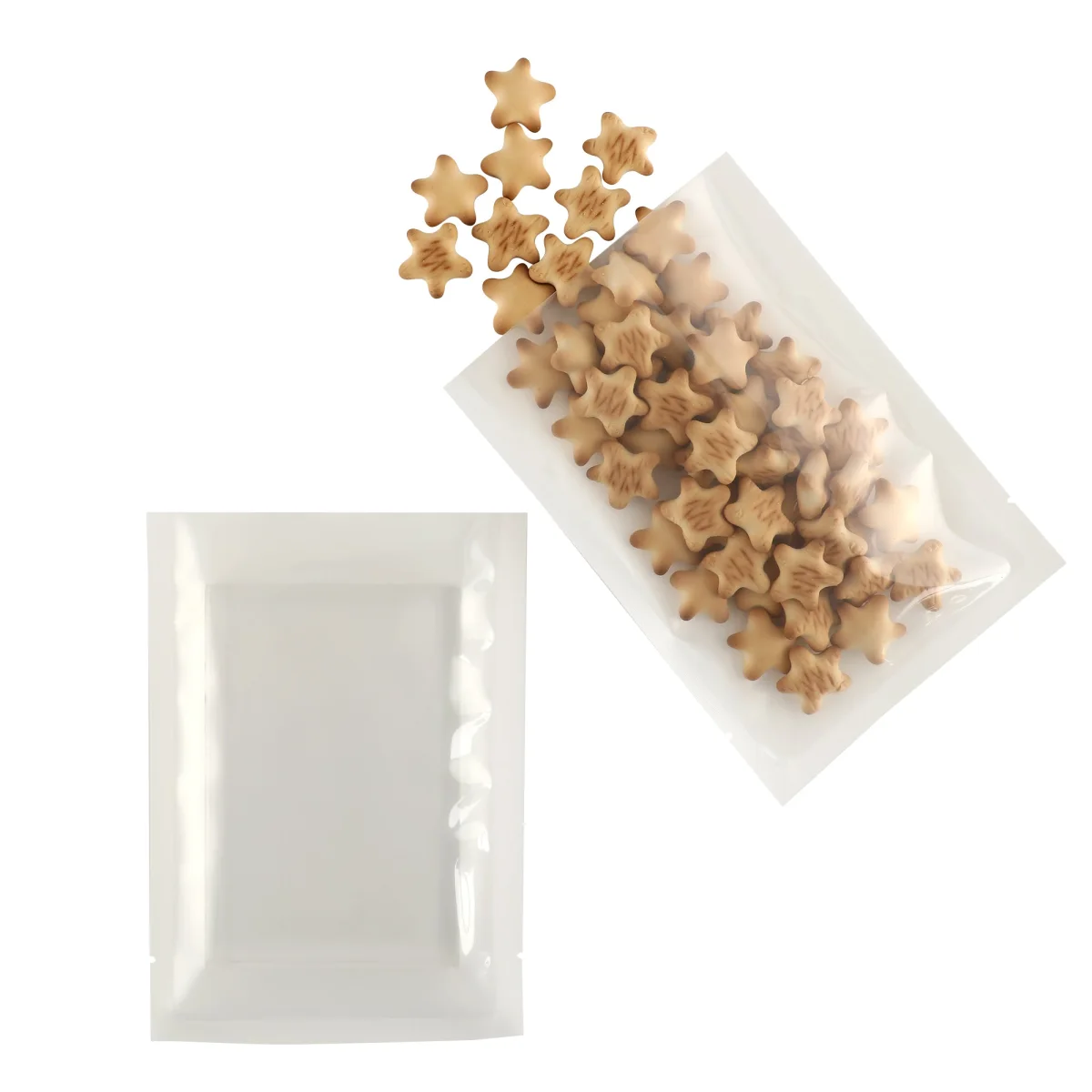 Glossy Fantasy White Single Side Window Display Vacuum Bags Glossy Fantasy White Single Side Window Display Vacuum Bags
