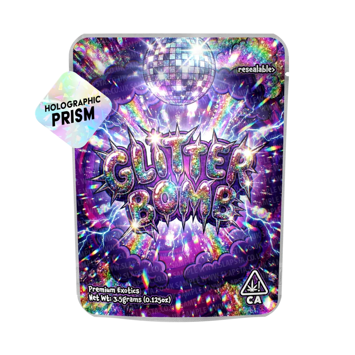 Glitter Bomb Mylar Sticker Packs Glitter Bomb Mylar Sticker Packs