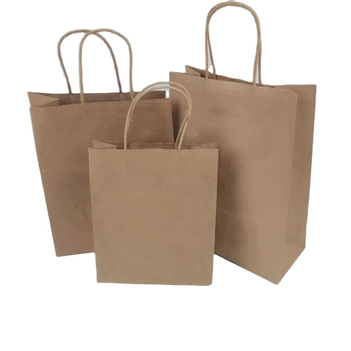 Custom Brown Kraft Paper Food Packaging Bag Custom Brown Kraft Paper Food Packaging Bag